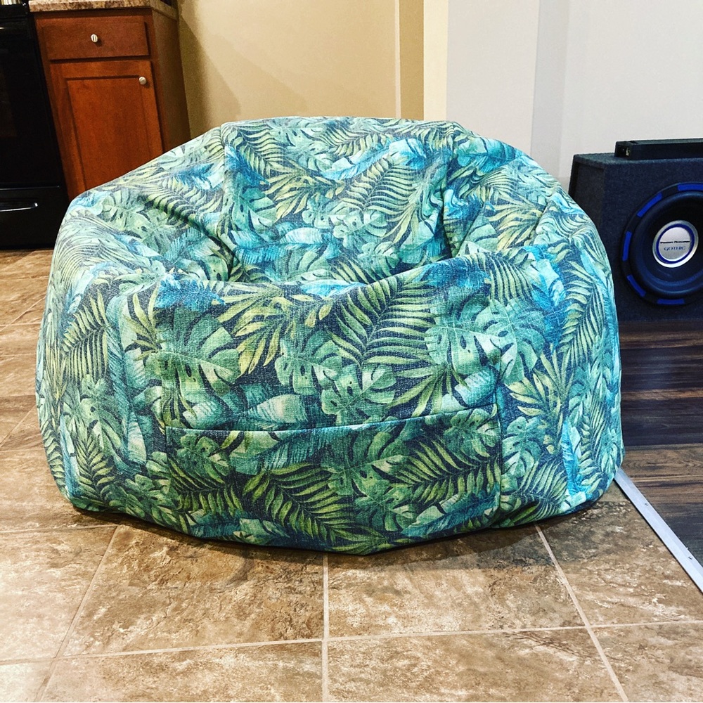 Giant hand made triple stitched bean bag skin
